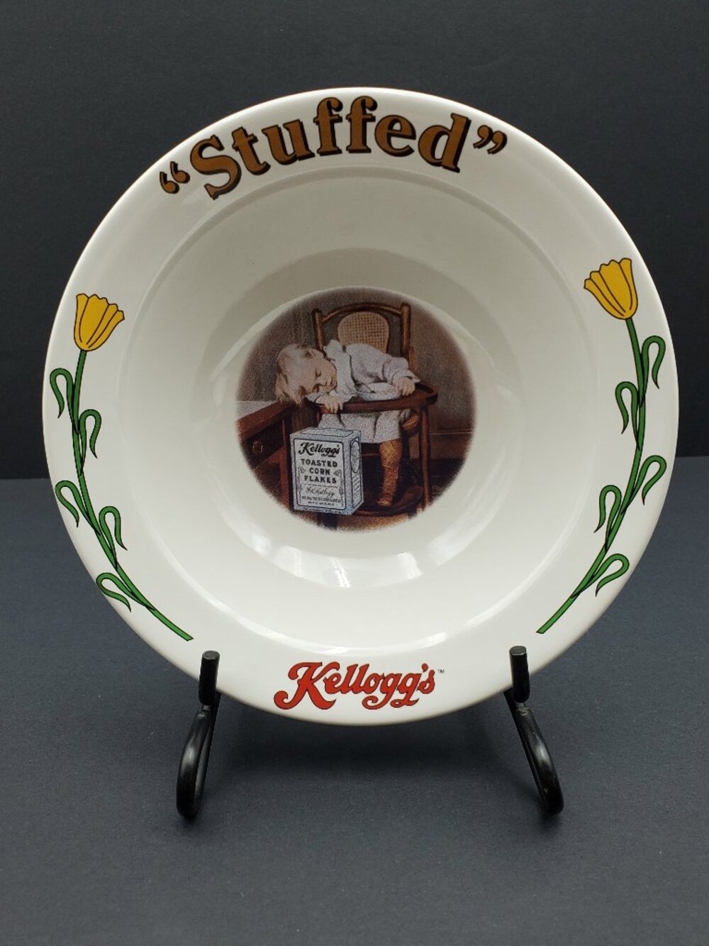 Kellogg's Corn Flakes 90th Anniversary Collectible Cereal Bowls Vintage Ad Bowls - Picture 10 of 13